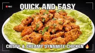Dynamite Chicken Recipe | Crispy & Creamy Chicken Dynamite | Easy Party Starter #dynamitechicken 