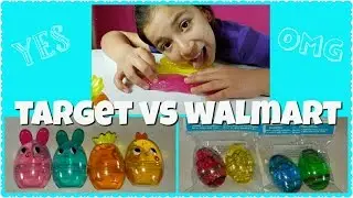 TARGET VS WALMART SLIME/PUTTY EGG'S