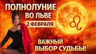 Полнолуние во Льве 2 февраля 🌕 Встреча с личной силой и точка выбора