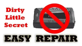 How to repair a dead UPS Battery Backup Unit yourself and save money Dirty Little Secret Visionguy