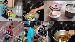 My daily routine vlog | Morning Routine vlog | daily kitchen work | Tamil vlog | karthikalifestyle