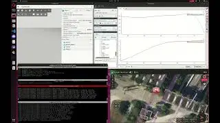Real-Time X and Y Position of the Drone Tracking via PlotJuggler during Multi-Waypoint Flight mode