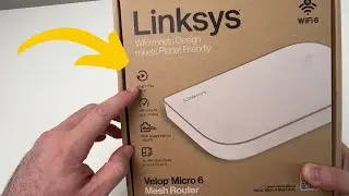 Распаковка многогигабитного маршрутизатора Linksys Cognitive Mesh WiFi 6 | Подключение более 100 устройств, покрытие 2000 кв. футов