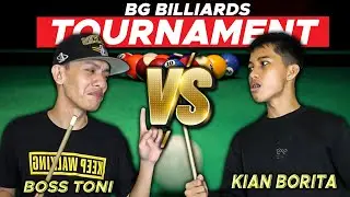 DOBLETE SHOT *FOR THE WIN* - Boss Toni Vs. Kian | BG BILLIARDS TOURNAMEN EP 2