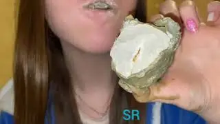 🍎Asmr🍎@lerkincrunch222 @asmrchalkedit1349 #crunchy #asmr #mukbang #yummy #eating