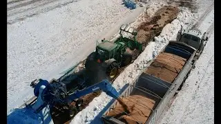 Loading trucks in under 5 minutes! Neeralta Grain Bag Extractor