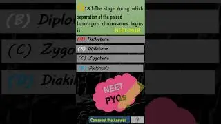 cell cycle and cell division class 11 PYQ| Code-cc 18.1😆#shorts #neet #biology