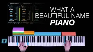 What A Beautiful Name - Piano Cover | Lesson