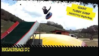 Would you snowtube off a giant kicker into an BigAirBag? | FREESTYLE BigAirBag