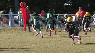 ⚡ 8U FOOTBALL MADNESS! 💥 Tri-Citi Hurricanes Green vs East End Vikings | 1st Half 2025