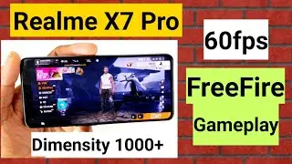Realme x7 pro freefire 60fps gameplay test