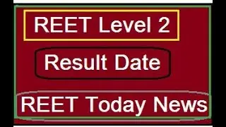 REET Result 2018 Level 2nd Rajasthan REET Result 2018 Today News