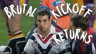 NRL Brutal Kickoff Returns