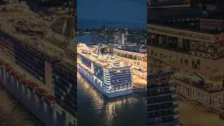 Cruise Magic in Hamburg ✨✨ - MSC Preziosa meets Westfield Hamburg-&Uuml;berseequartier. #cruise #travel