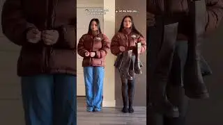 How to Style a Puffer Jacket ✨ #shorts #fashion #style #winter #grwm #ootd #howto #tiktok shaynehydn