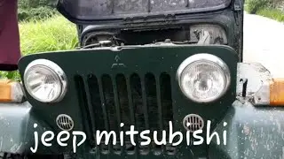 mobil langka,jeep mitsubishi 1972 swap enggine daihatsu delta