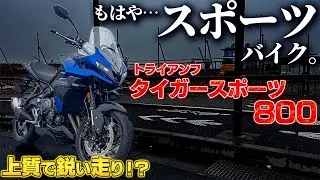 新型タイガースポーツ800はスポーティで楽しいツアラーバイクだった件！｜Triumph Tiger Sport 800（'25）【モトブログ】
