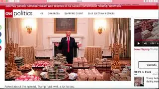 The President Eats Fast Food! SMH America is a JOKE