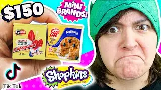 MELTS in WATER?? Unboxing TikTok's Favorite Mystery Box Shopkins Real Littles Mini Brands