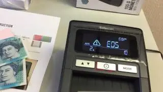 Safescan 155-S Counterfeit Detector - Fails new &pound;5 Polymer Note E05 Error-After Calibration?