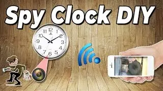How to Build a Micro Spy Clock DIY | Hidden camera|