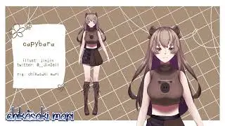 【LIVE2D SAMPLE】Capybara 【REBERUAPPU | Chikasaki Mari】