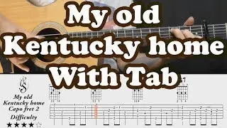 My old Kentucky home (fingerstyle) with Tab - Guillaume Simon