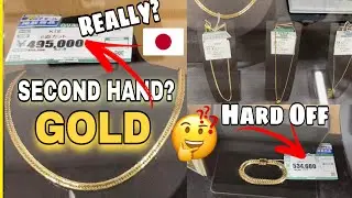 GOLD JEWELRIES🇯🇵UKAY UKAY? SECOND HAND SHOP #hardoff #japansurplus #gold #jewelries
