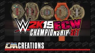 WWE 2K19 ECW-CHAMPIONSHIP-SET | CREATION | CatchoMania