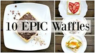 10 EPIC Waffle Recipe Ideas + Homemade Waffle Recipe ♡ NaturallyThriftyMom
