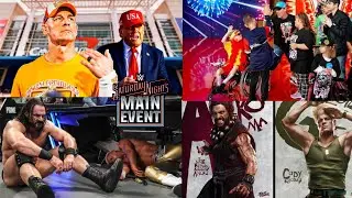 Donald Trump May Attend John Cena's Final Match.Drew Mcintyre Attack Cody Rhodes Wwe  Saturday Night