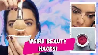 Weird Beauty Hacks! | VIX GLAM