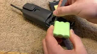 Putting A Battery Into The Uniden EXS9660 900 MHz DSS Cordless Phone