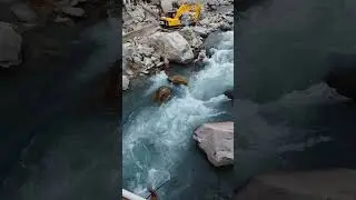 Gushing river sound. #riversounds #riverview #mountainview #himalayantrip #travel