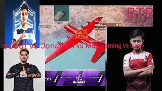 Accidentally in same Match BTR LUXXY Vs Scoutop , Jonathan and Mok gaming in Miramar😨