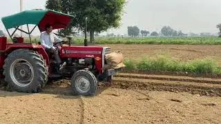 Automatic planter two rows|| 28 inches bed with zig zag potato planting|| superking agricultures||