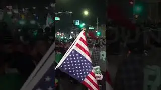 Mexican Pride Takes Over Streets! Flags, Smoke, and Night Vibes!