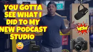 WATCH HOW TO TURN YOUR BASEMENT INTO AN AFFORDABLE PODCAST STUDIO #bts #diy #podcaststudio
