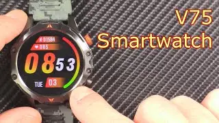 GetFitSoo V75 Smartwatch review | Rugged Military Style Budget Smartwatch