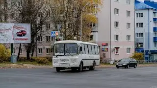 Молодечно. Поездка в автобусе ПАЗ-РАП-4234, Г/№ AP 1482-5, маршрут №216с (02.03.2024)