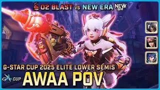 [ Awaa ] STELLAR Juno Performance | O2 BLAST vs New Era | G-STAR Cup 2025 Elite Lower Semifinals
