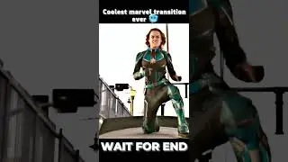 Coolest marvel transition ever 🥶 Pt 3 Wait for it #shorts #transition #marvel