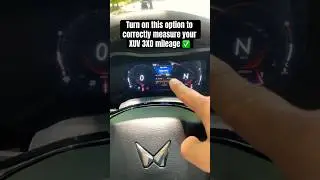 ✅ Correct mileage of your XUV 3XO using AFE auto reset #mahindra #xuv3xo #xuv700 #nexon #3xo