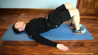 Shoulder bridge (pelvic lift only)