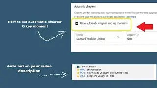 How to Enable Auto Chapter & Key Moment | allow auto chapter and key moment
