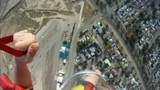 wingsuit x-bird, flight, barrel rolls canopy flight