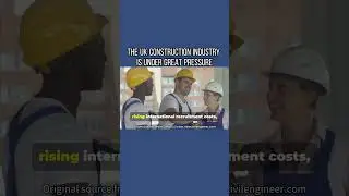 The UK construction industry is under great pressure  #uklife#ukjobs#education