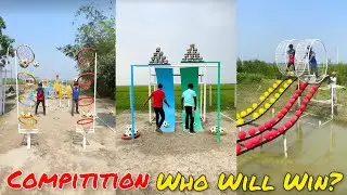 Football vs Balloon Fight Begins &ndash; Champion Will Surprise You 🔥 | Never Give up 🏆/ Sahil Challenge 