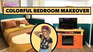 Colorful Airbnb Bedroom Makeover | Budget-Friendly Bedroom Makeover