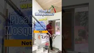 Tired of Mosquitoes | Pleated Mosquitoe Net | Best Solution For Mosquito Control